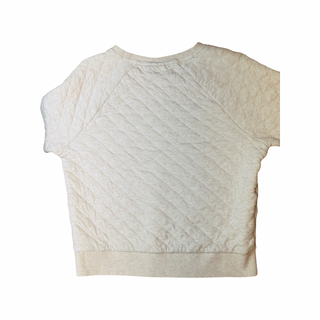 Women's M - Cream Patagonia Quilted Long Crew