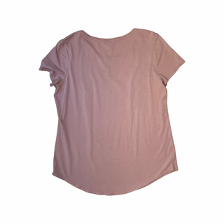 Women's L - Pink Lululemon Love Tee Short Sleeve Crew