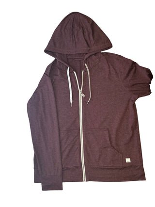 Women's L - Maroon Vuori Halo Performance Fullzip Hoodie