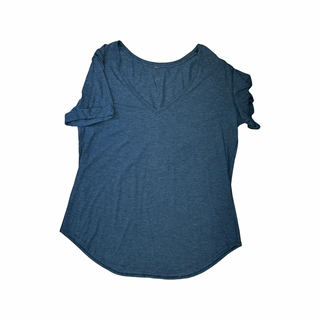 Women's XL - Gray Lululemon V-Neck Short Sleeve