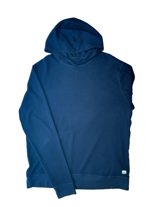 Men's L - Black Vuori Waffle Pullover Hoodie