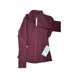 Women's 6 - NWT Maroon Lululemon Define Fullzip Luon*