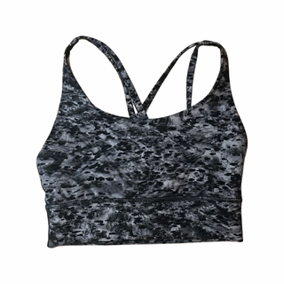 Women's 4 - Estuary Grey Multi Lululemon Energy Bra Long Line *Medium Support, B–D Cup