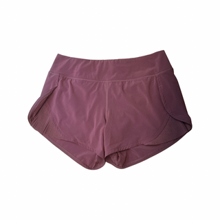 Women's 4 - Pink Auburn Lululemon Play Off The Pleats Shorts