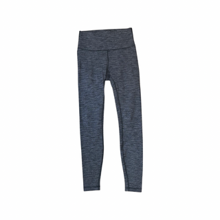 Women's 6 - Knit Black Heathered Black Lululemon Wunder Under High-Rise Leggings