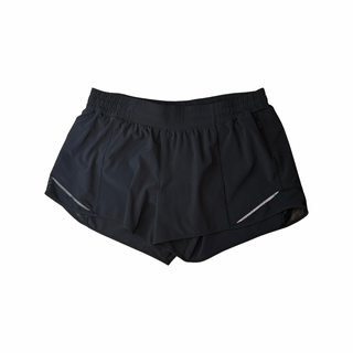 Women's 12 - Black Lululemon Hotty Hot 2 Shorts