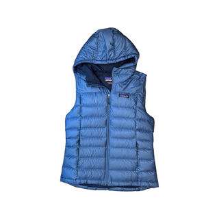 Women's S - Blue Patagonia Hi-Loft Down Hooded Vest