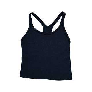 Women's 4 - Black Lululemon Ebb To Street Crop Tank