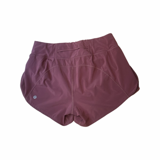 Women's 4 - Pink Auburn Lululemon Play Off The Pleats Shorts