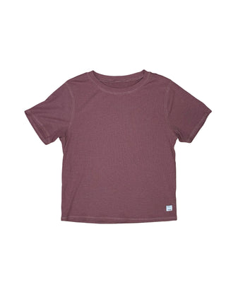 Women's XL - Pink Vuori Mudra Fitted Short Sleeve