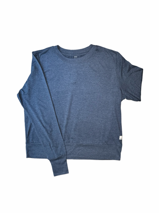 Women's M - Blue Vuori Long Sleeve Halo Crew