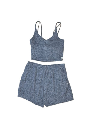 Women's M - Gray Vuori Halo Tank and Shorts Set