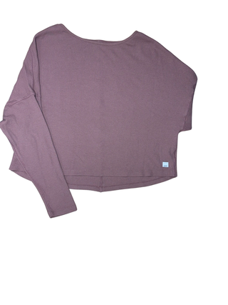 Women's M - Pink Vuori Slouchy Waffle Crew