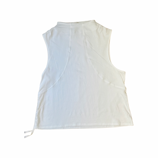 Women's 6 - White Lululemon LA Side Cinch Mock Neck Tank