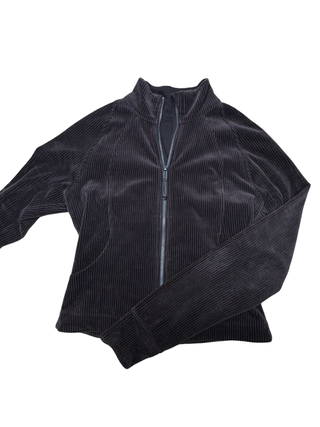 Women's 6 - Brown Lululemon Scuba Track Jacket *Velvet Cord