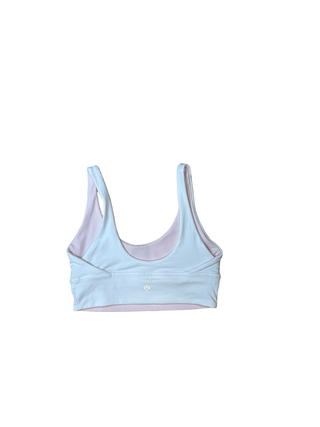 Women's 6 - Pink/White Lululemon Reversible Align Bra