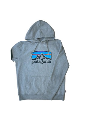 Men's L - Gray Logo Patagonia Uprisal Hoodie