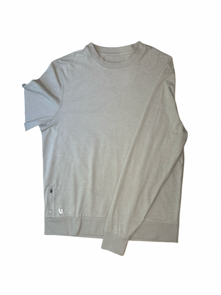 Men's M  - Tan Vuori Long Sleeve Halo Crew