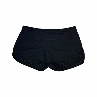 Women's 8 - Black Perforated Lululemon Speed Up Short