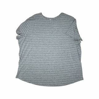 Women's 20 - Gray and Black Lululemon Love Tee Short Sleeve Crew