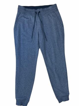 Women's 8 - Heathered Blue Lululemon Warm Down Jogger *Soft Touch