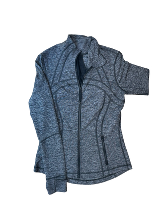 Women's 8 - Heathered Gray Lululemon Define Fullzip