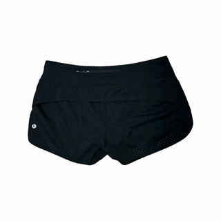 Women's 8 - Black Perforated Lululemon Speed Up Short