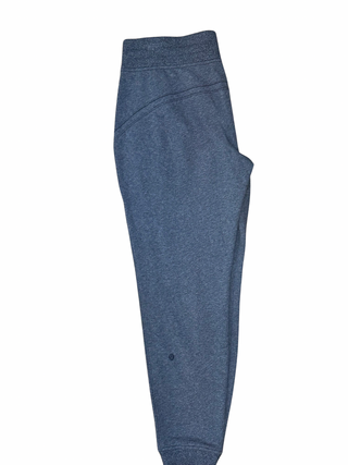 Women's 8 - Heathered Blue Lululemon Warm Down Jogger *Soft Touch