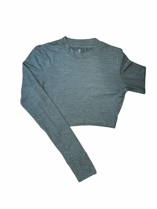 Women's S - Green Vuori Lux Crop Long Sleeve