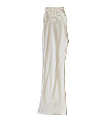 Women's M - Cream Vuori Sedona Wide Leg Split Sweatpant