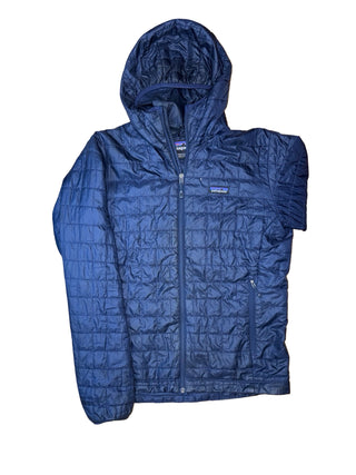 Men's M - Blue Patagonia Nano Puff Jacket Hoodie