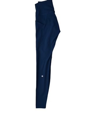 Women's 6 - Blue Lululemon Wunder Train Leggings with Pockets 29"