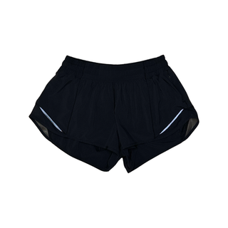 Women's 6 - Black Lululemon Hotty Hot 2 Shorts