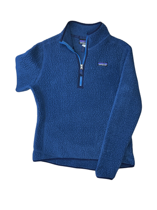 Women's M - Blue Patagonia Retro Pile Fleece Pullover