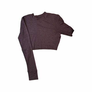 Women's M - Red Vuori Long-Sleeve Lux Crop Long Sleeve