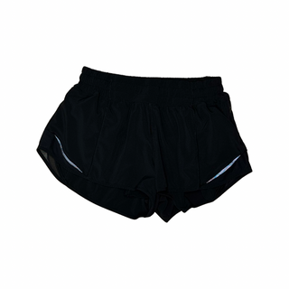 Women's 6 - Black Lululemon Hotty Hot 2 Shorts