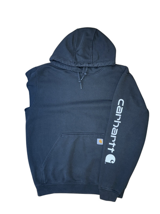 Men's L - Black Carhartt Hoodie