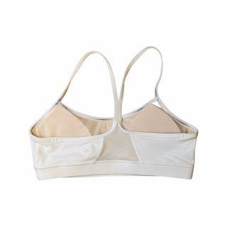 Women's 10 - White Lululemon Flow Y Bra *Nulu