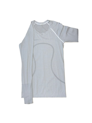 Women's 6 - Black Stripe Lululemon Swiftly Tech Long Sleeve