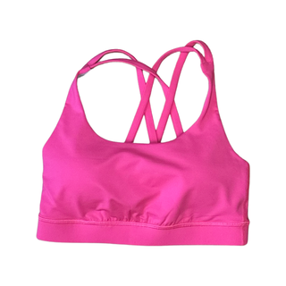 Women's 4 - Pink Highlight Lululemon Energy Bra *Medium Support, B–D Cup