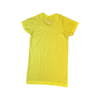 Women's 6 - NWT Electric Lemon Lululemon Swiftly Tech Short Sleeve Crew