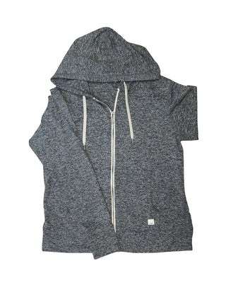 Women's M - Heathered Gray Vuori Halo Performance Fullzip Hoodie