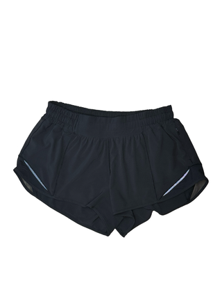 Women's 6 - Black Lululemon Hotty Hot 2 Shorts