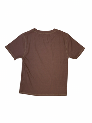 Women's M - Brown Vuori Mudra Fitted Tee