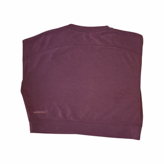 Women's 12 - Maroon Lululemon Perfectly Oversized Cropped Crew *Softstreme