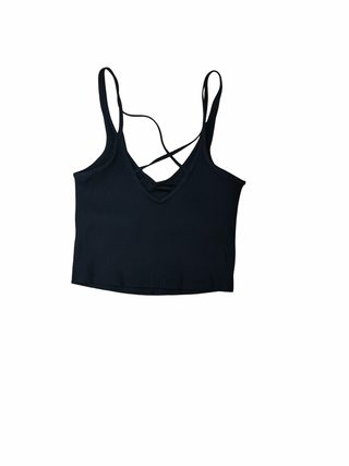 Women's M - Black Vuori Rib Crop Tank