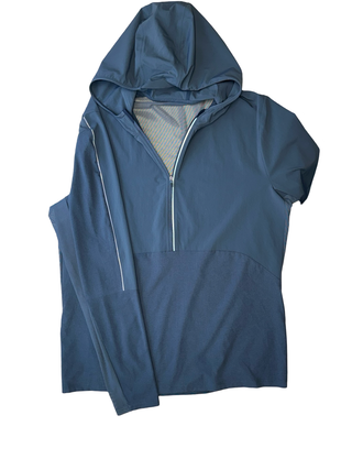 Men's L - Gray Lululemon Fuel the Track 1/2 Zip