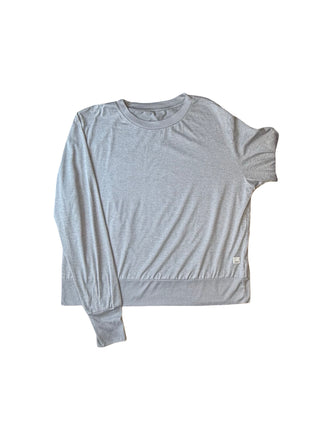 Women's L - Gray Vuori Long Sleeve Halo Crew