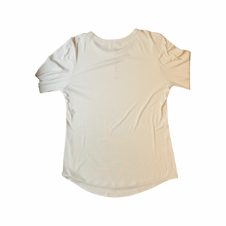 Women's 10 - Cream Ribbed Lululemon Longlseeve