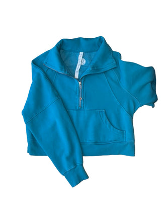 Women's XS/S - Blue Lululemon Oversized Scuba Funnel Neck